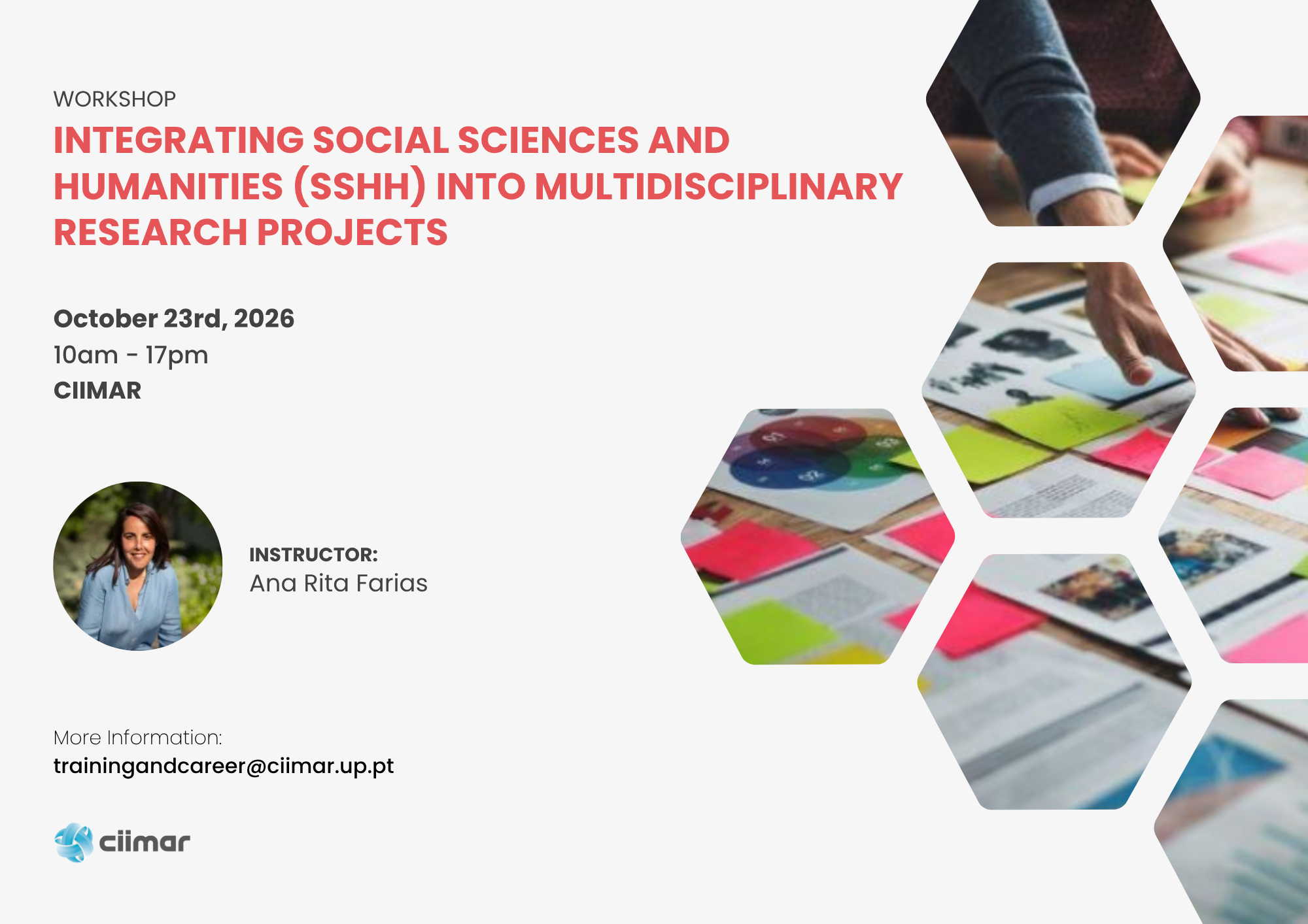 Integração das Ciências Sociais e Humanas (SSH) em Projetos de Investigação Multidisciplinares